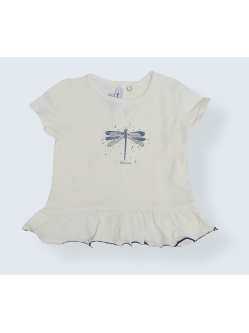T-Shirt d'occasion Absorba 3 Mois pour fille.