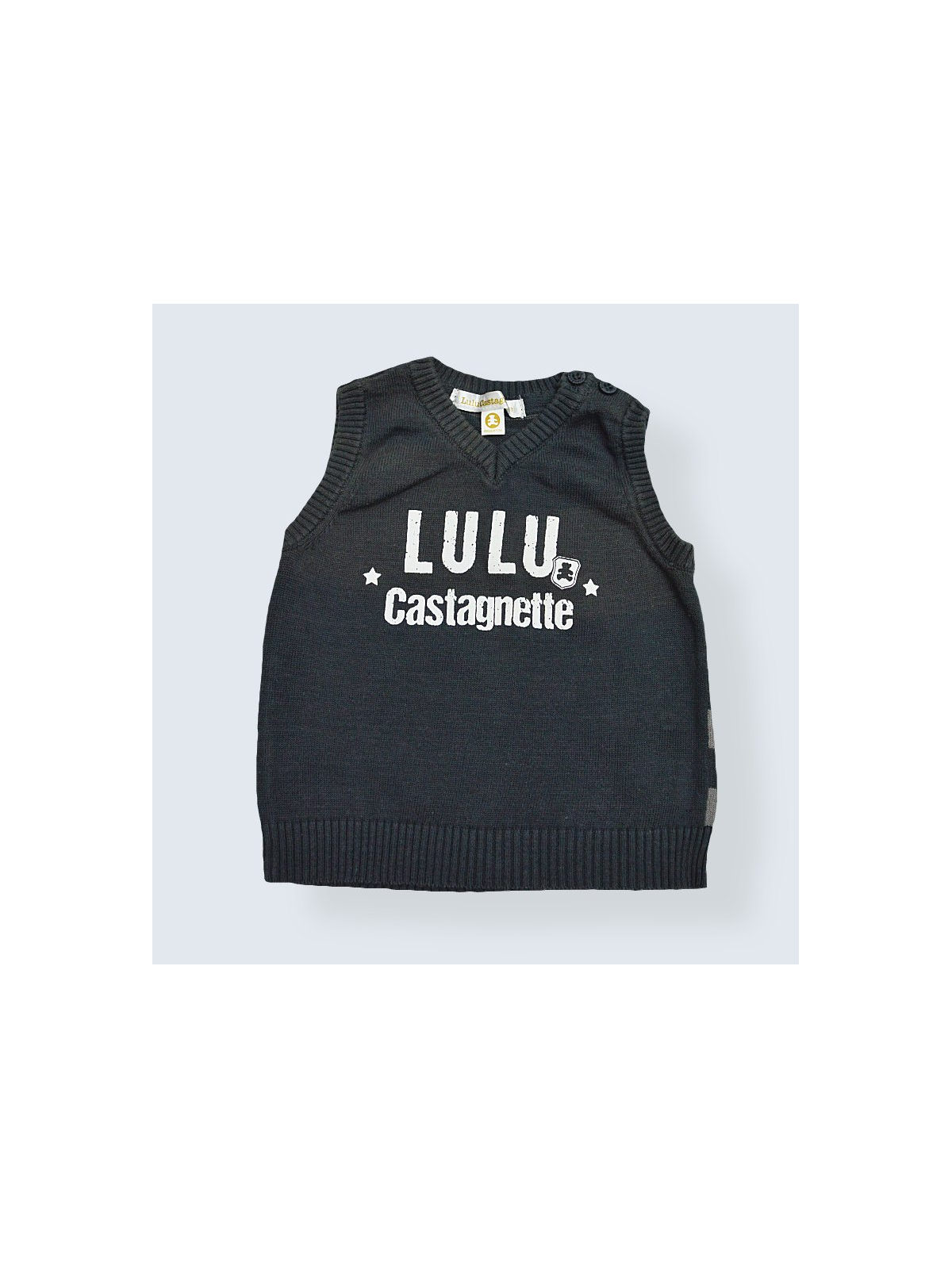 Pull d'occasion Lulu Castagnette 6 Mois pour garçon.