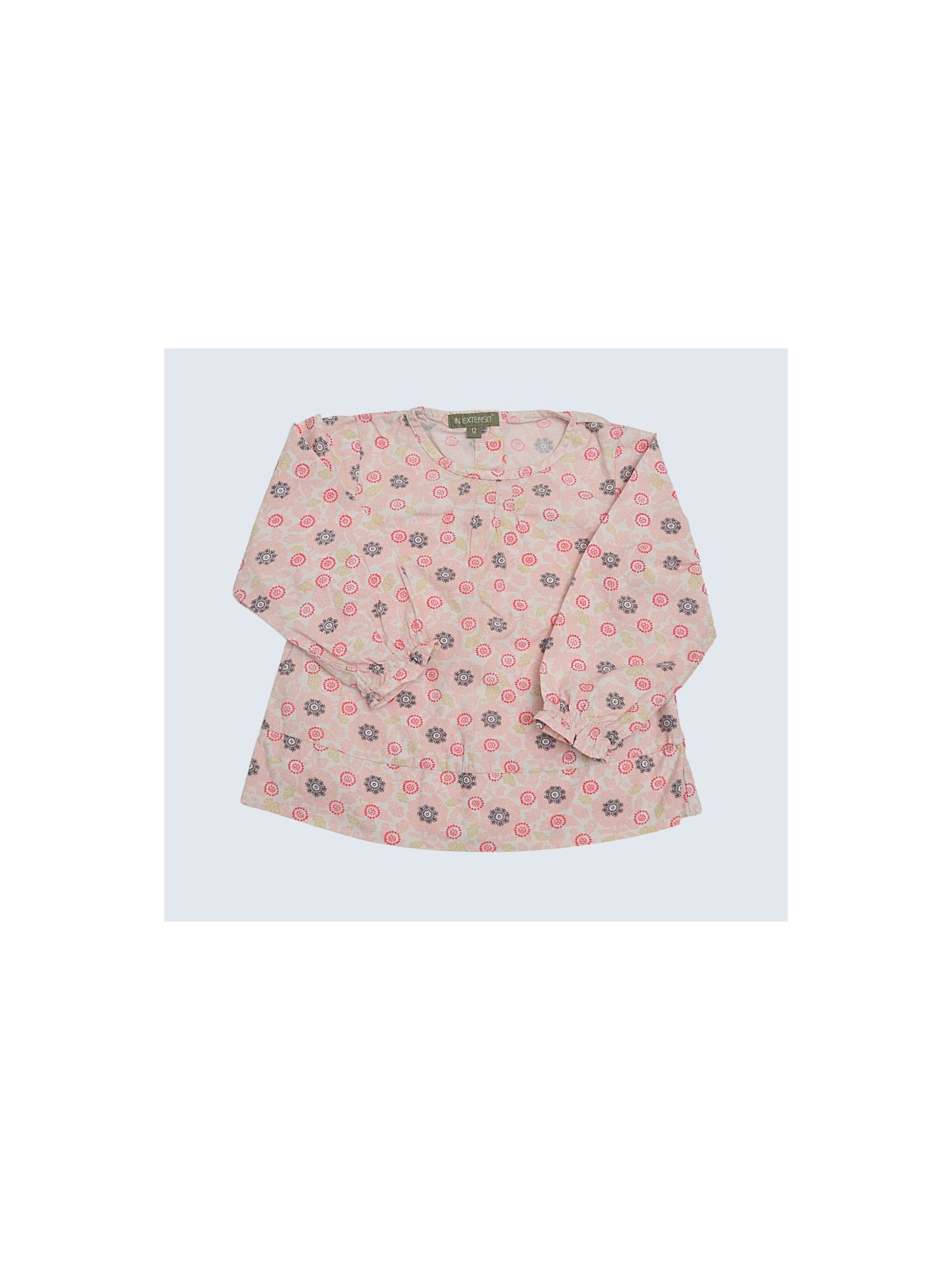 Blouse d'occasion In Extenso 12 Mois pour fille.