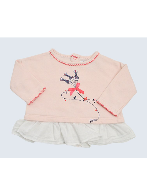 Pull d'occasion Creeks 3 Mois pour fille.