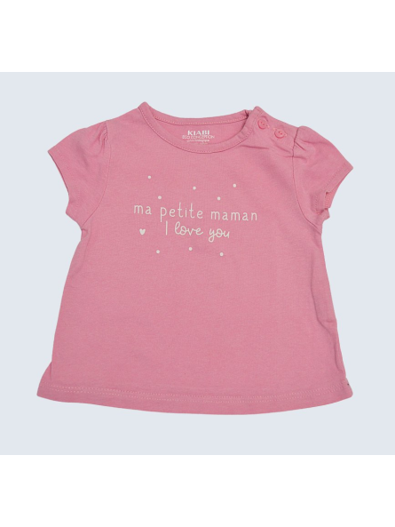 T-Shirt d'occasion Kiabi 3 Mois pour fille.