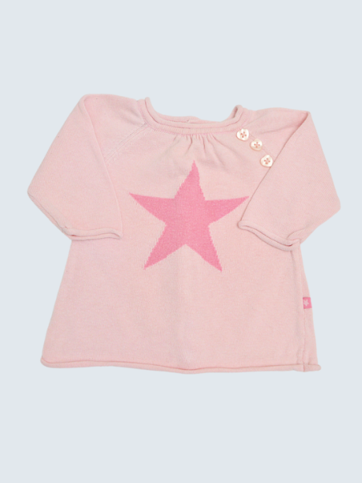 Pull d'occasion Kimbaloo 6 Mois pour fille.