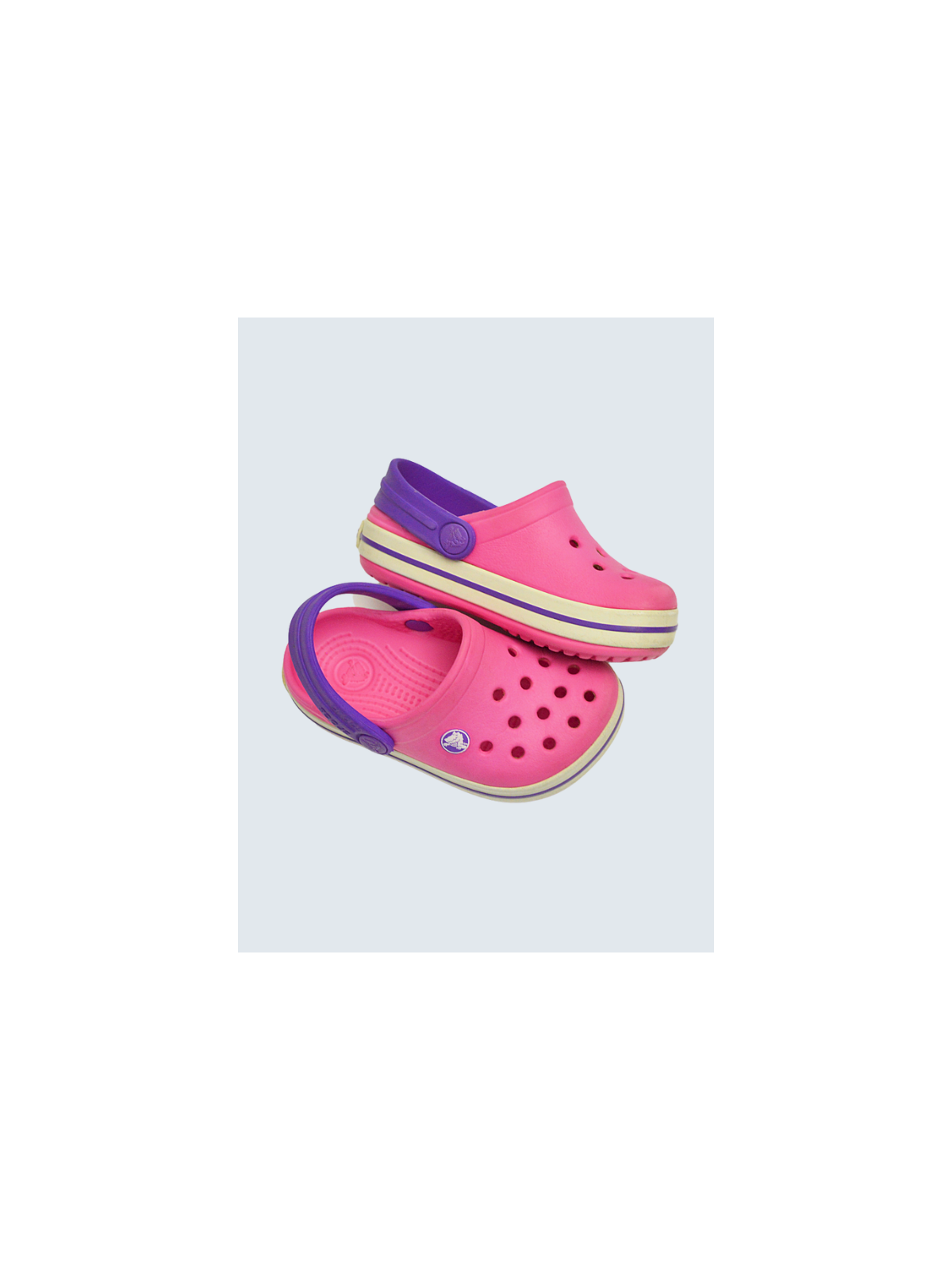 Sandales d'occasion Crocs P.19 pour fille.