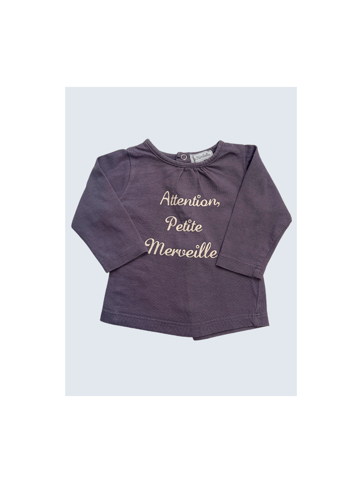 T-Shirt d'occasion Kimbaloo 3 Mois pour fille.