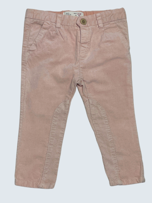 Pantalon d'occasion Zara 12/18 M. pour fille.