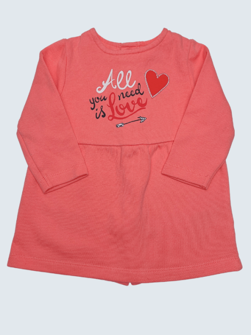 Robe hiver d'occasion Lupilu 6 Mois pour fille.