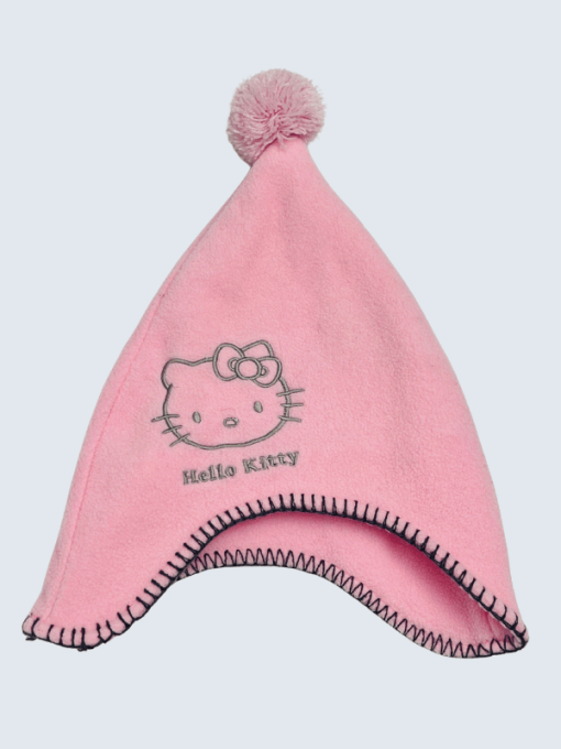 Bonnet d'occasion Hello Kitty 18/24 M. pour fille.