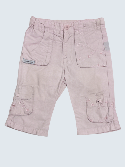 Pantalon d'occasion Calvin Klein 12 Mois pour fille.