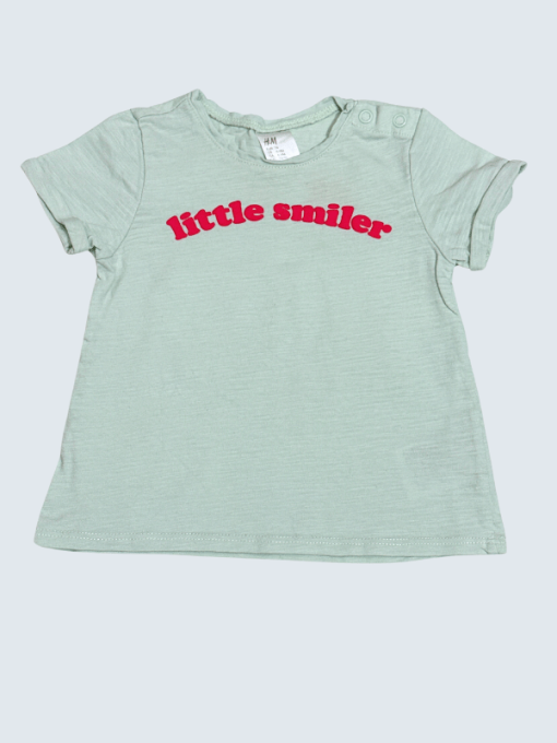 T-Shirt d'occasion H&M 6 Mois pour fille.