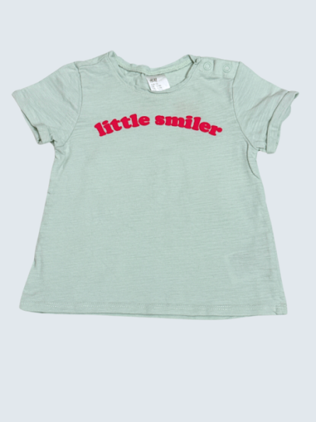 T-Shirt d'occasion H&M 6 Mois pour fille.
